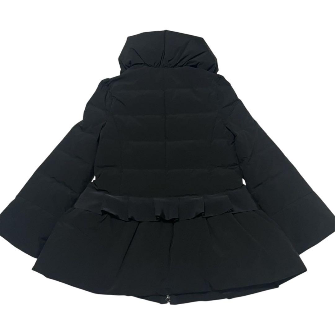 M'S GRACYエムズグレイシー グログランリボン付きダウンコート ブラック