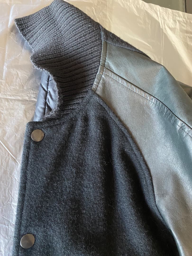 ESTNATION ×MARVY JAMOKE　牛革レザー スタジャン Sサイズ