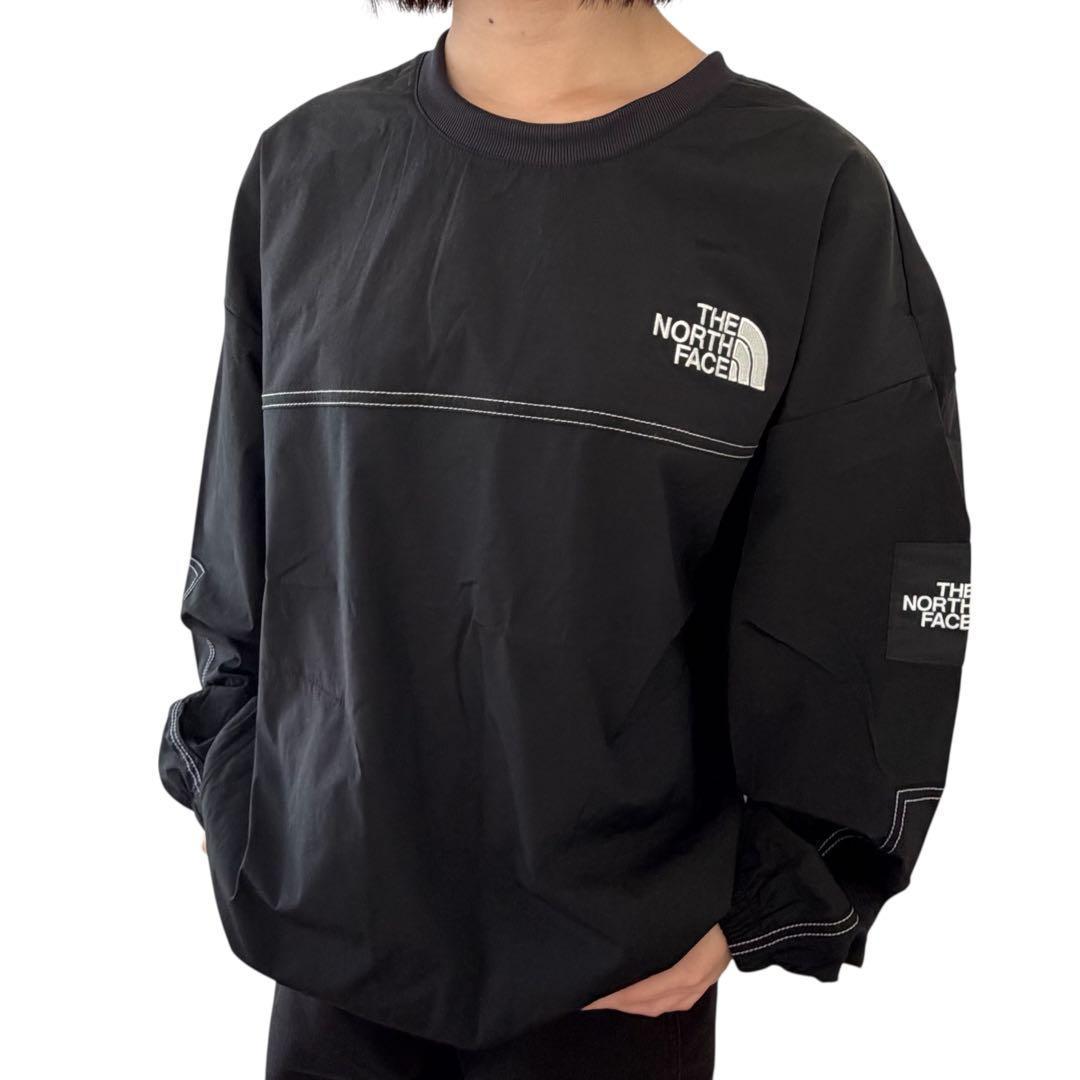 【ノースフェイス】アルバニークルーネック＊黒 ＊L ＊韓国限定＊新品