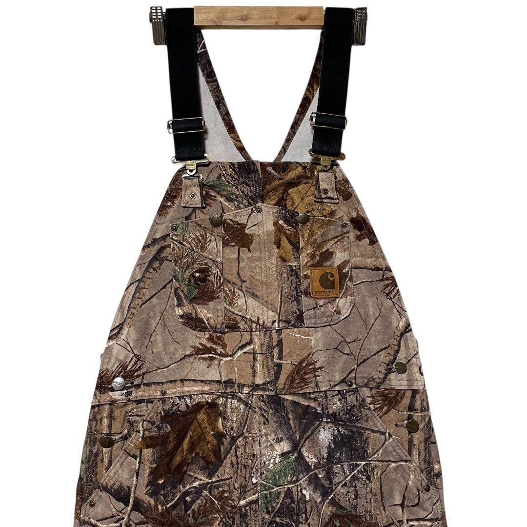 カーハート ダブルニー リアルツリー カモ ペインター ダック オーバーオール