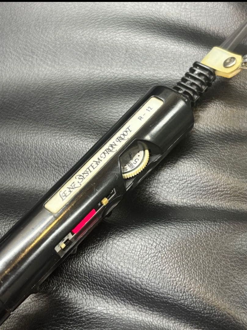 未使用に近い　LENZ Ｒ-12元巻きレンツアイロン　丸アイロン