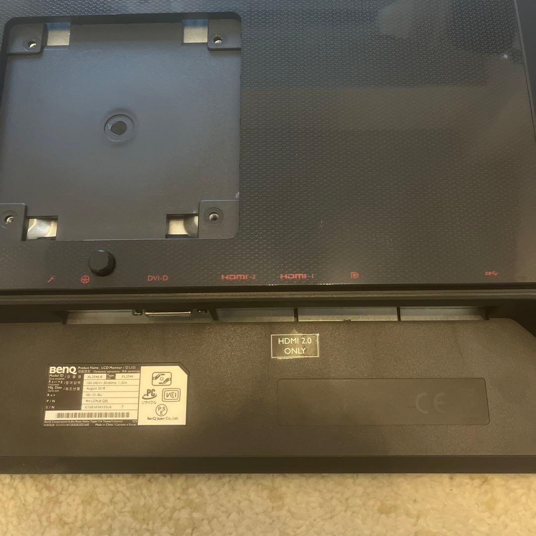 BenQ ゲーミングモニター XL2546-B 24.5インチ 本体のみ