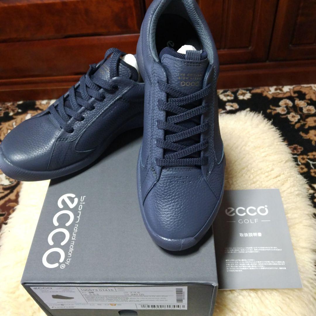 ecco Golf Hybrid 4 ネイビー ゴルフシューズ