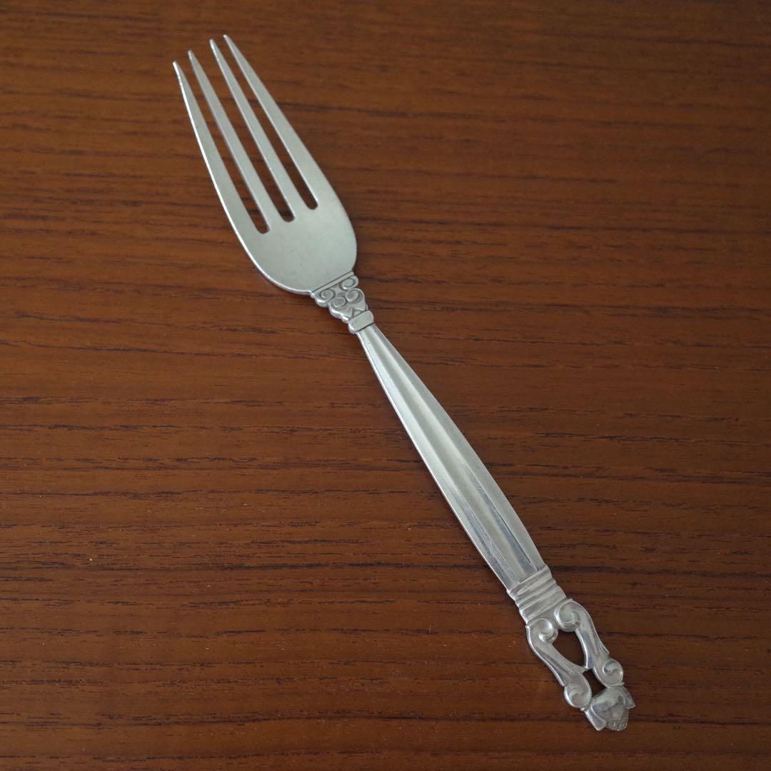 ジョージジェンセンAcornディナーフォーク/シルバーフォーク\北欧アンティーク