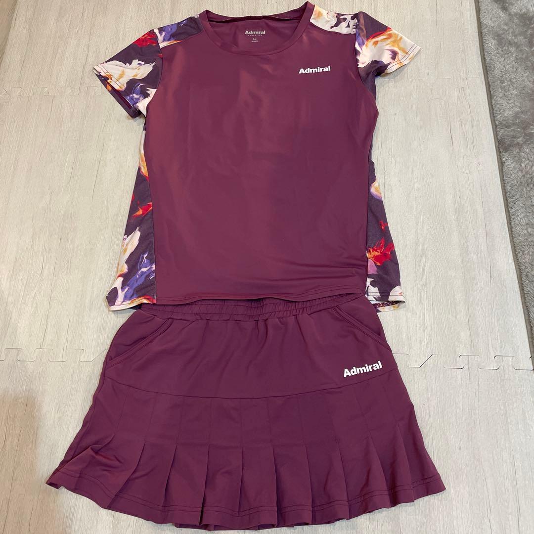 Admiral フラワーパターン ウェアLL スコートLサイズ　セット