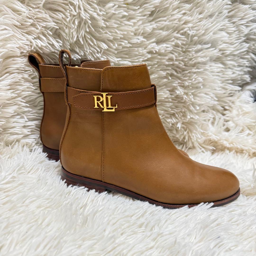 ラルフローレン RALPH LAUREN　ショートブーツ　サイドジップ
