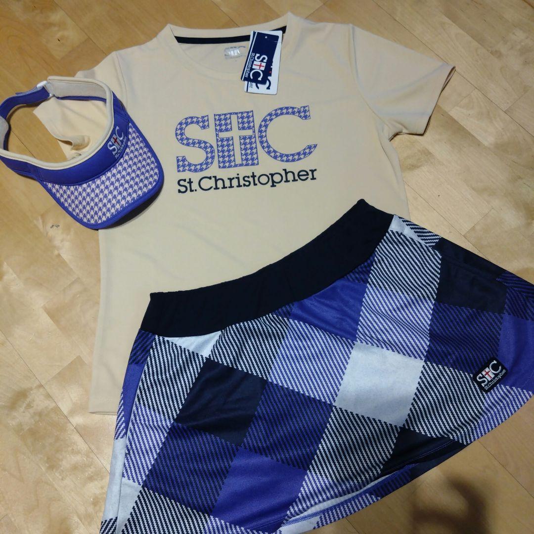 2/1限定！！st. Christopherウエア上下 ➕️バイザー　未使用含