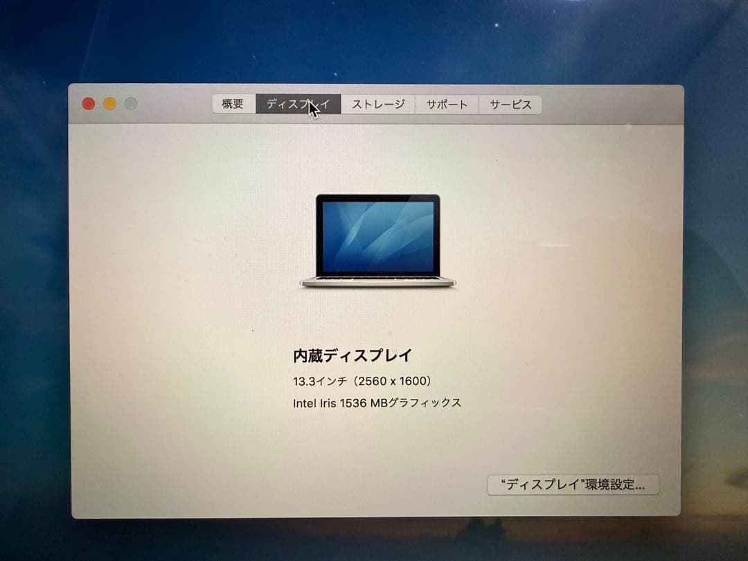 MacBook本体 MacBook Pro (Retina, 13-inch Late 2013)