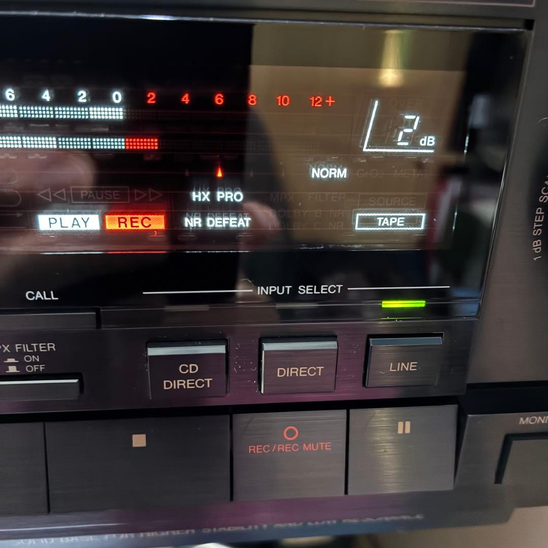 ビクター　ステレオカセットデッキ　TD-V711 3ヘッド　リモコン付属は貴重