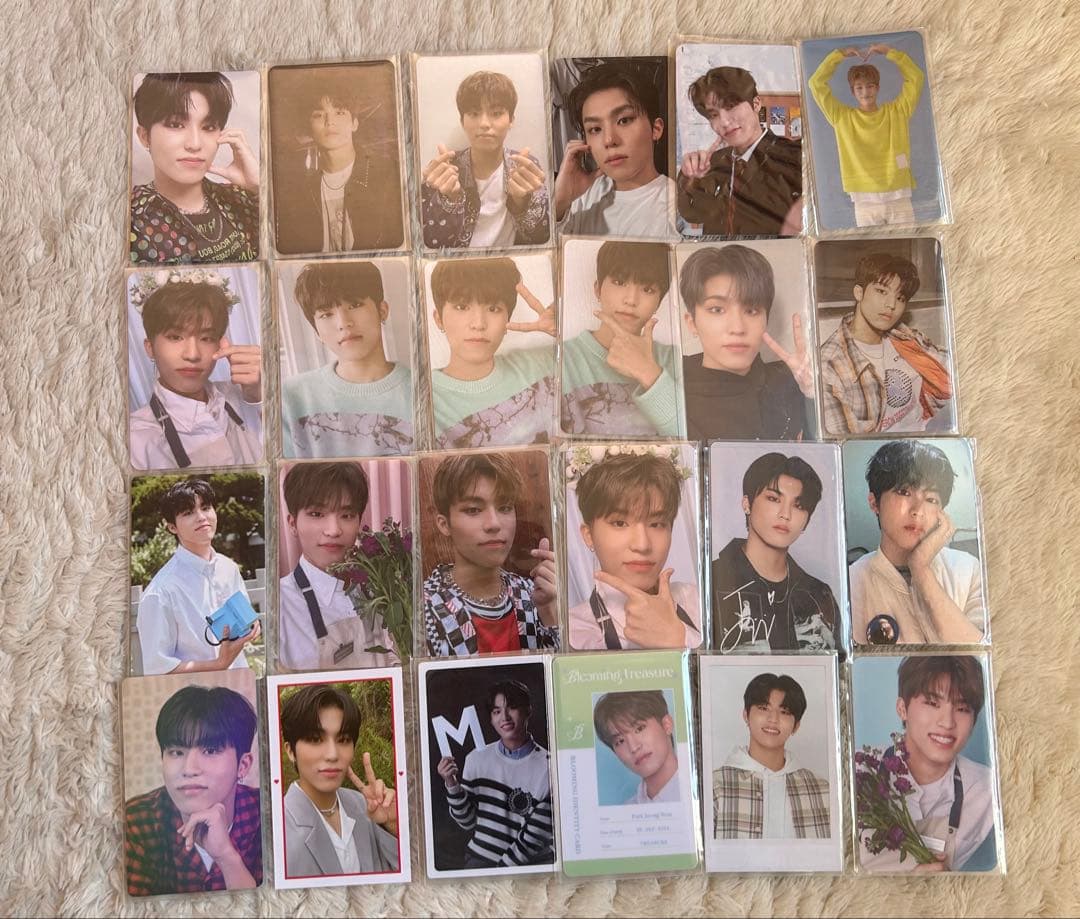 treasure パクジョンウ　トレカ　82枚　被り無し‼️