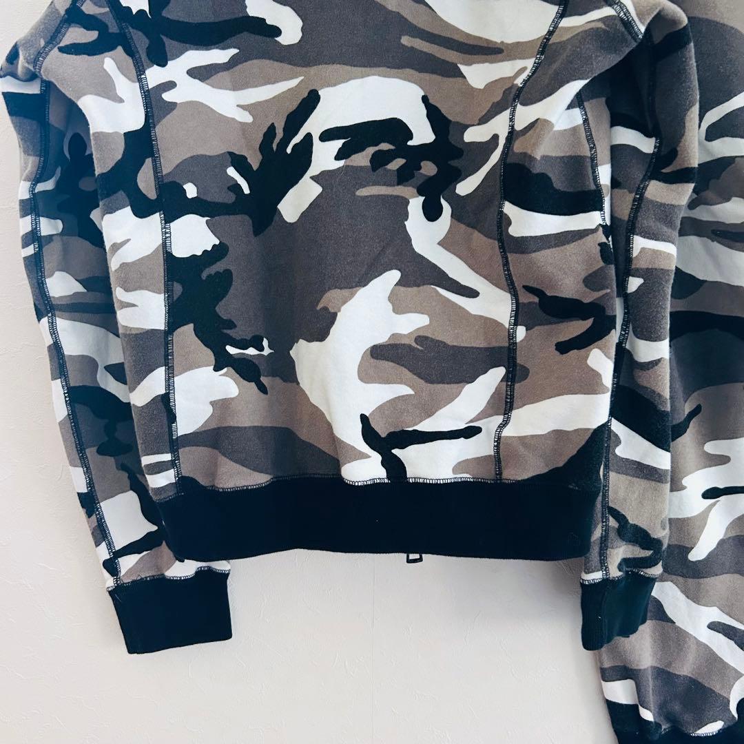 AKM エイケイエム カモフラ 迷彩 セットアップ パーカー Lサイズ