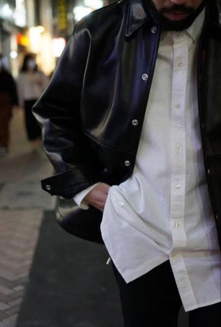 ゼ*ィ様 Time Is On NEW COACH JACKET cow lea