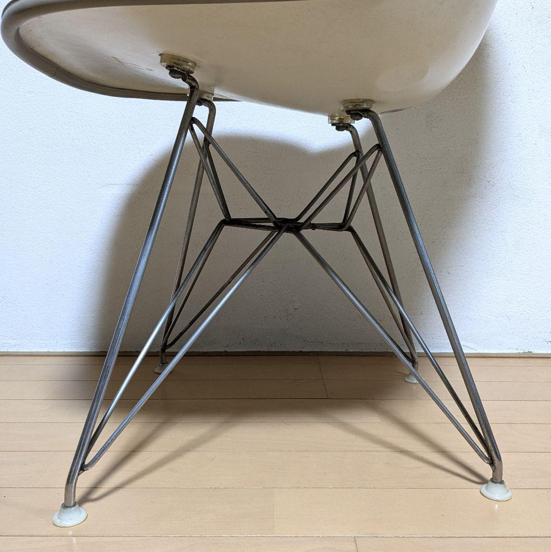 希少 正規品 ハーマンミラー イームズ シェルチェア ナウガレザー パッド付 1