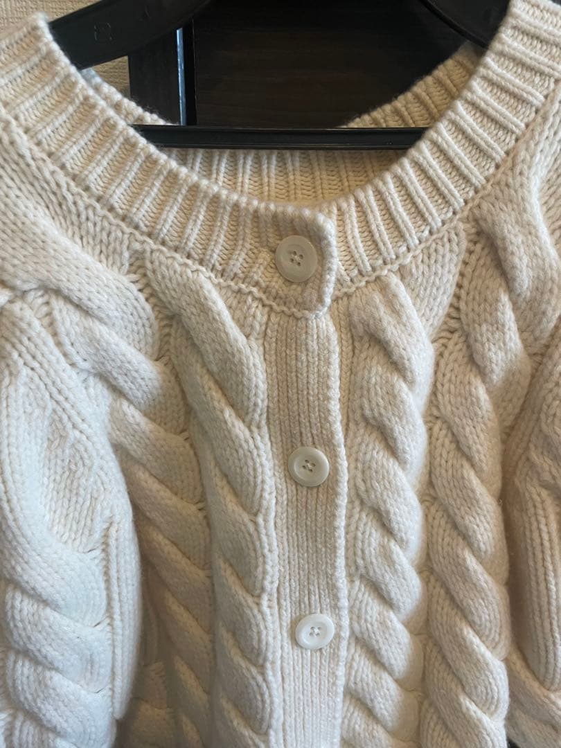 トップス Heve bubbly 2way cable cardigan