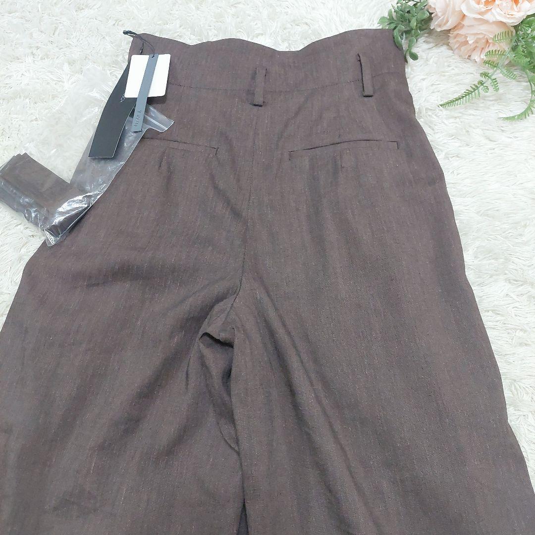 新品タグ付き BOSCH ボッシュ リネン ノーカラー パンツスーツ