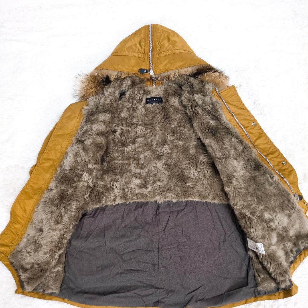 トゥモローランド　マカフィー　　N-2B　裏ボア　モッズコート　ラクーンファー