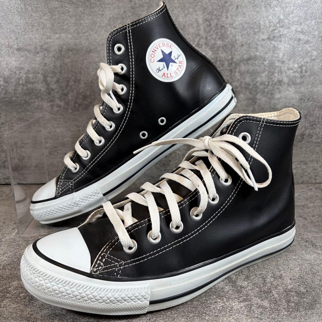 ★廃盤★コンバース CONVERSE オールスター レザー【26.5】ブラック