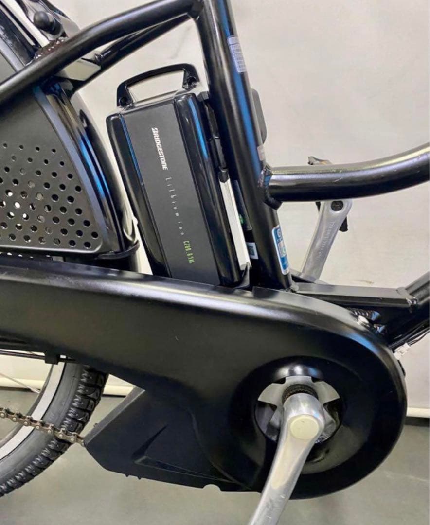 1年保証 ブリヂストン　ハイディ2 26インチ　子供乗せ　黒　電動アシスト自転車