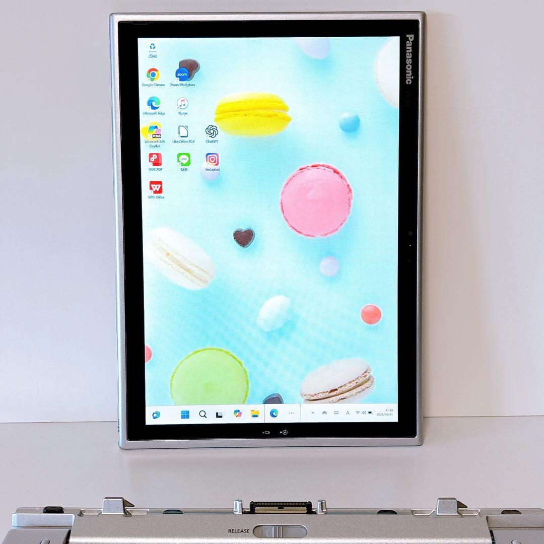 累積1110時間で外装良好✨パナソニックレッツノートCF-XZ6 タブレット
