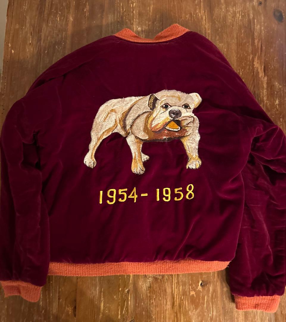 港商　ブルドッグ　スカジャン　サイズM ビンテージ復刻　テーラー東洋