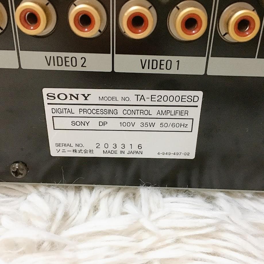 ソニー SONY TA-E2000ESD コントロールアンプ AVアンプ★