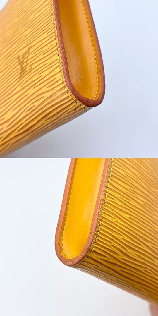 ルイヴィトン M52959 エピ ポシェット アクセソワール ポーチ イエロー