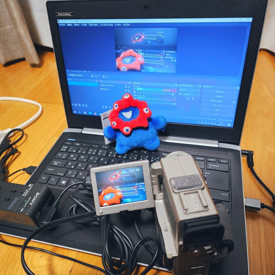 【動作確認済】高画質 SONY MiniDV ビデオカメラ DCR-PC1