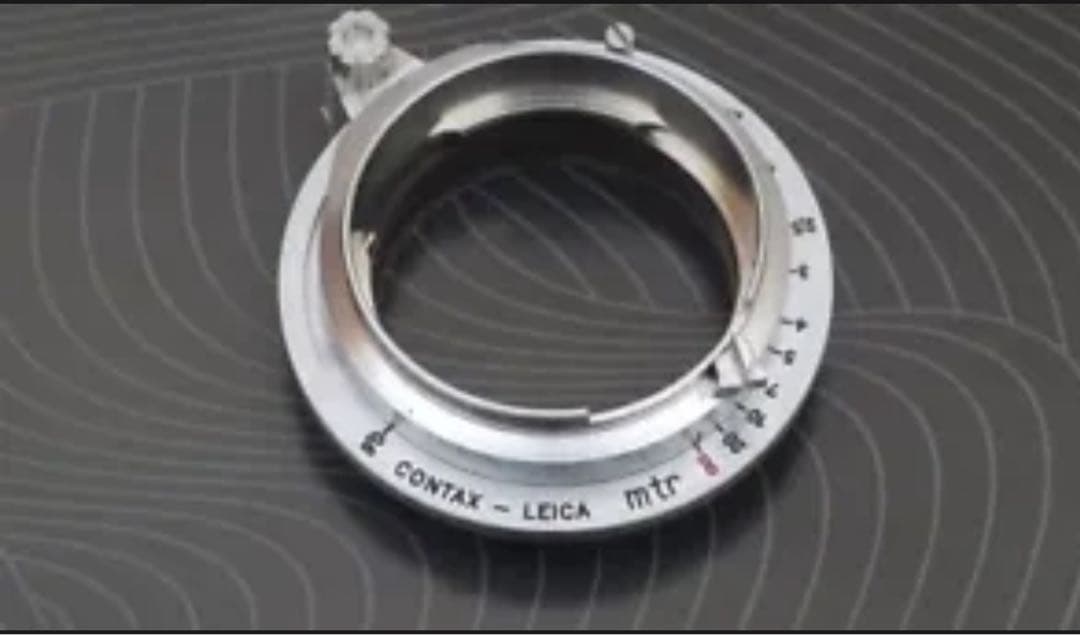 ほぼ未使用伝説の逸品 Amedeoアダプター contax C to LEICA