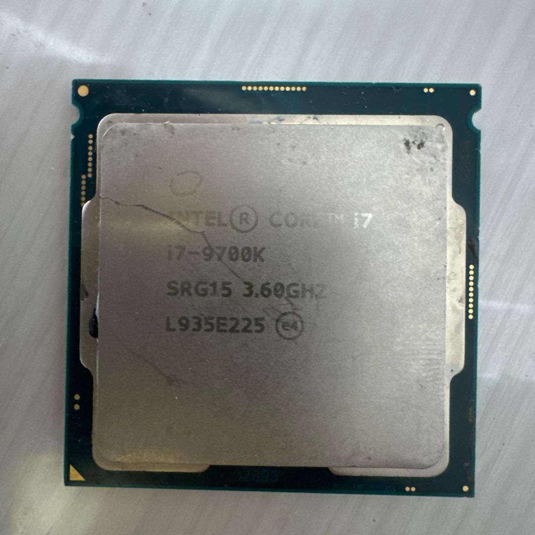 CPU Intel i7-9700K CPU 3.60GHz