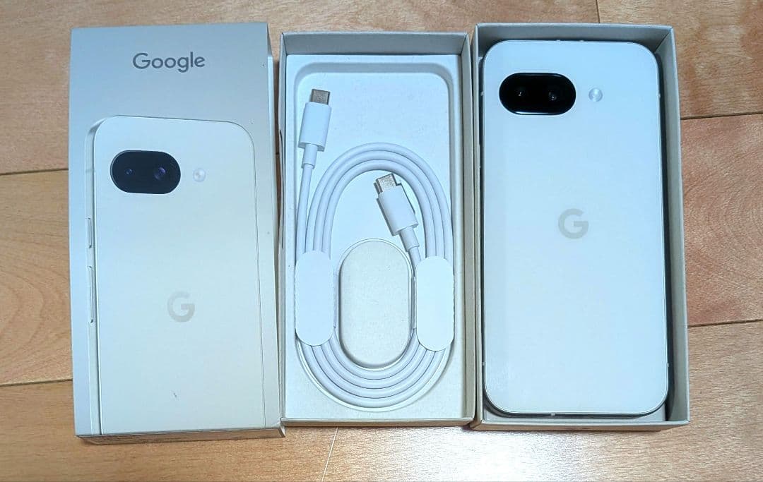 【新品未使用】Google Pixel 9a ホワイト　本体、充電コード付き