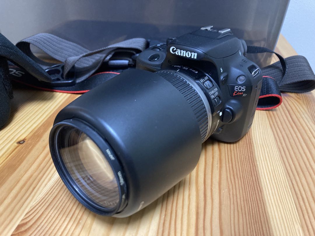 Canon 一眼レフカメラ EOS Kiss X7 レンズ FlashAir
