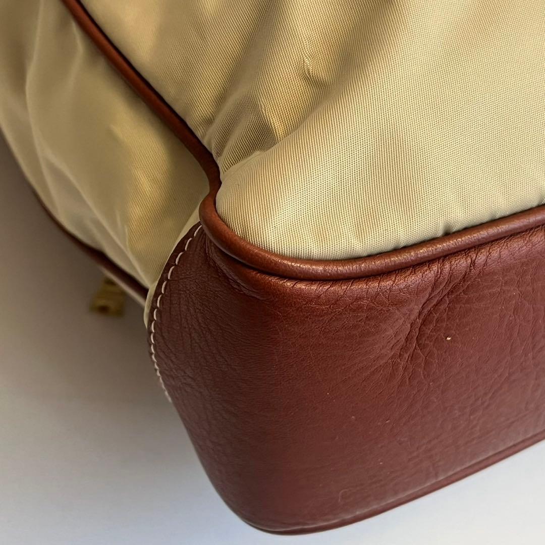 ✨未使用級✨　HUNTING WORLD ビジネスバッグ　レザー　ベージュ系