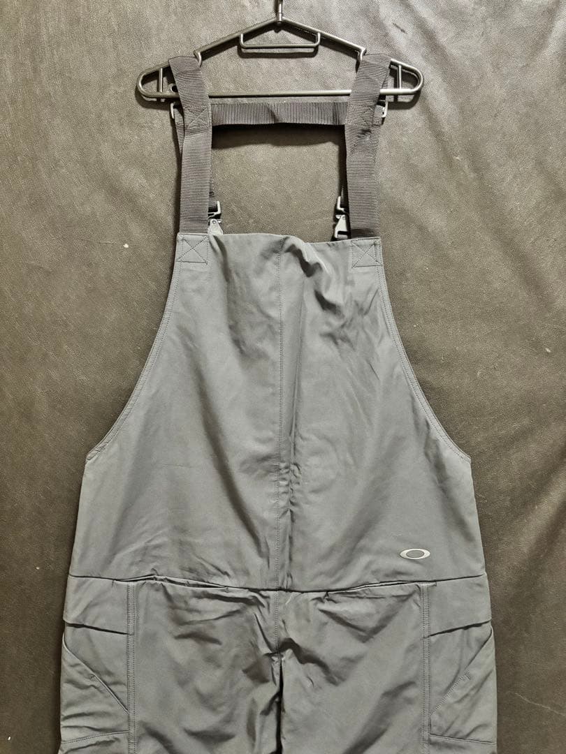 新品 OAKLEY ブラック スノーボード ビブパンツ Lサイズ オークリー防水