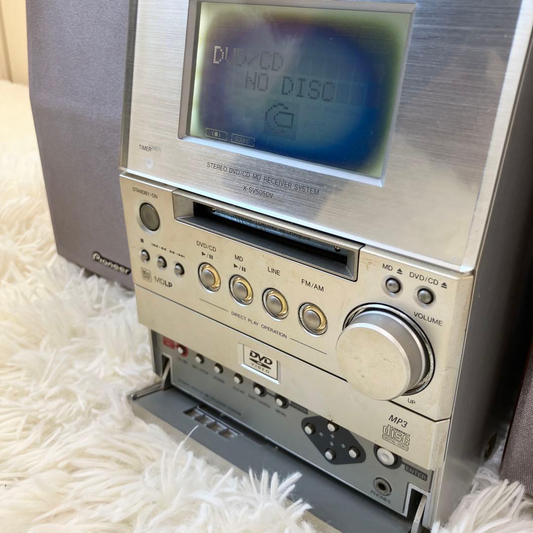 Pioneer XV- SV505DV DVD/CD/MD ミニコンポ