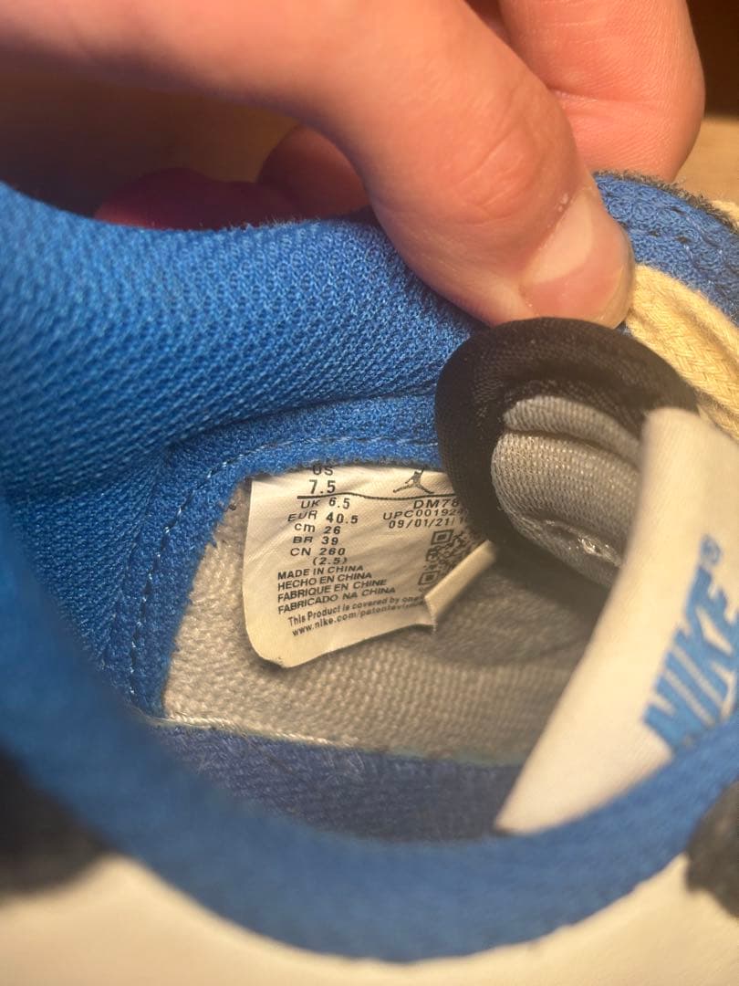 Travis Scott フラグメント　ローカット　26