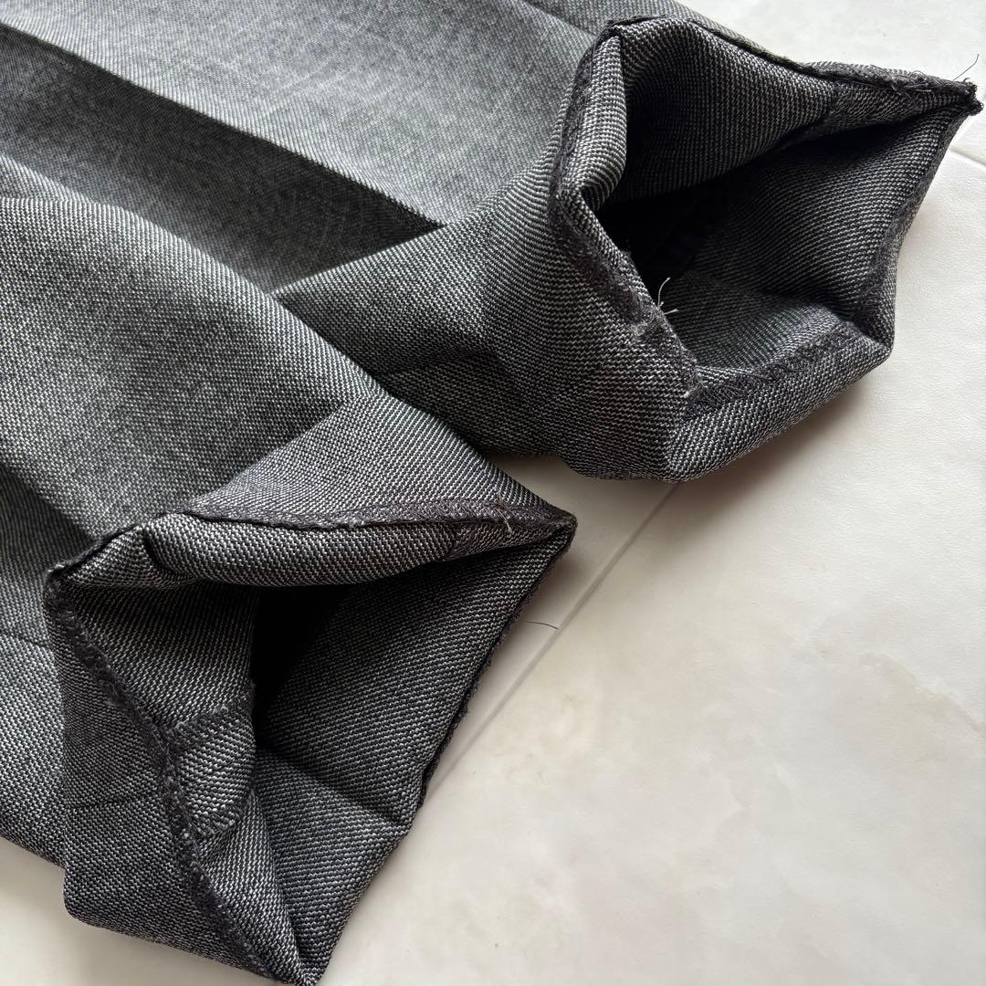 美品✨グリーンレーベルリラクシング ノーカラーセットアップ グレー 36 S相当