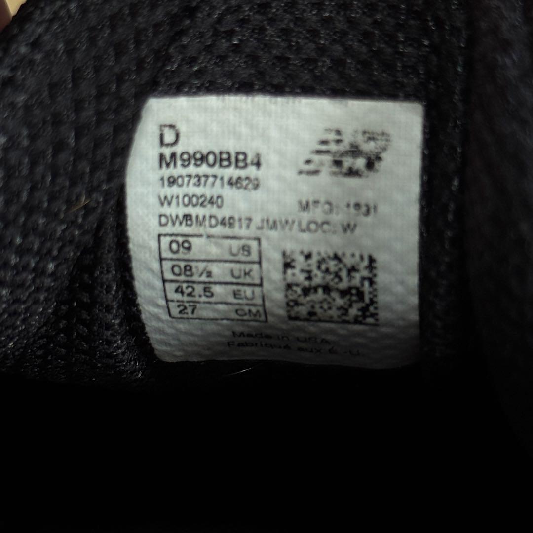 希少　New Balance 990v4 BB4 USA製 ニューバランス