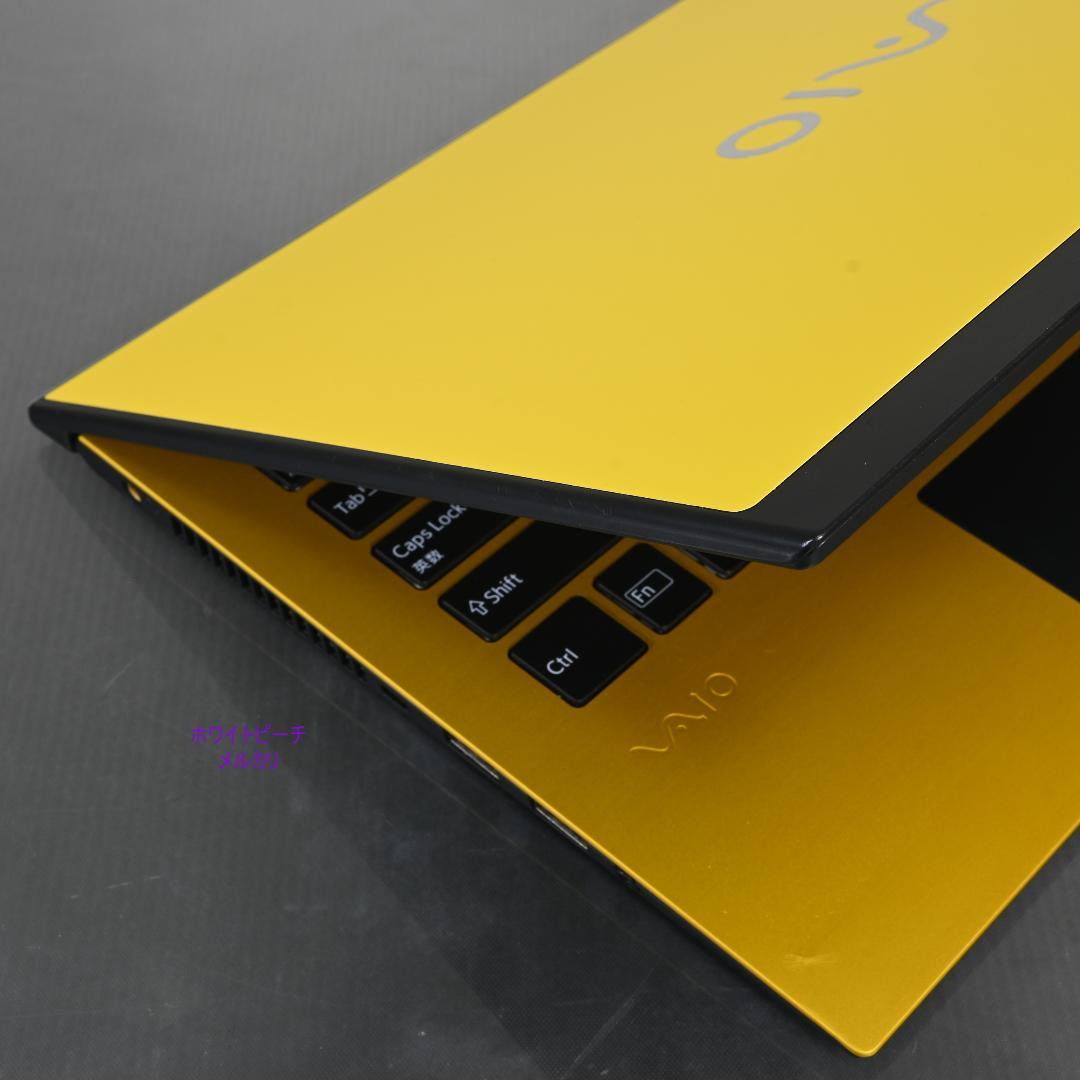 vaio pro PK 第10世代 i3 8G 256GB 黄黒 2021