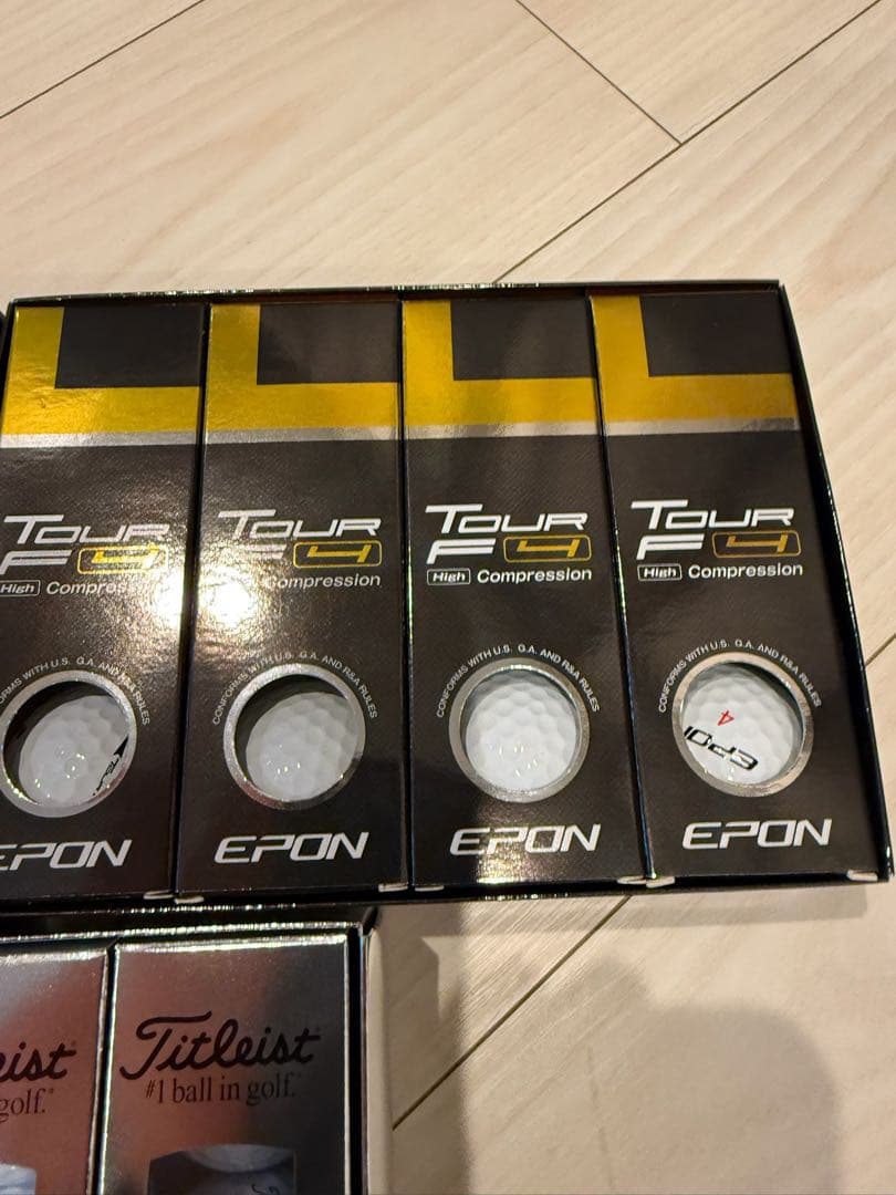 ブリジストン＆ エポン ＆ タイトリスト ゴルフボールセット