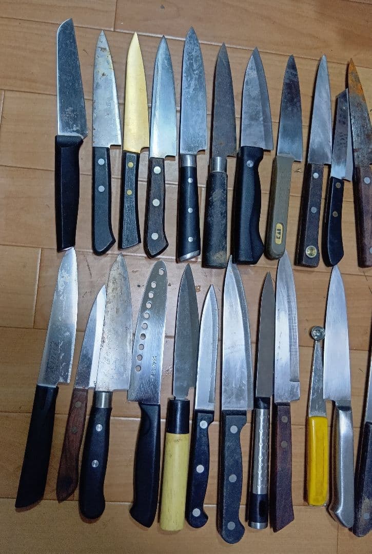 ペティナイフ 50本まとめ売り 有次特製 杉本 銀座 菊秀 正広 他 ジャンク