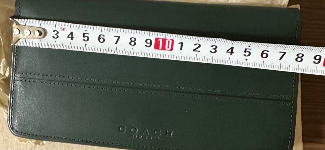 新品！Coach 長財布　グリーン