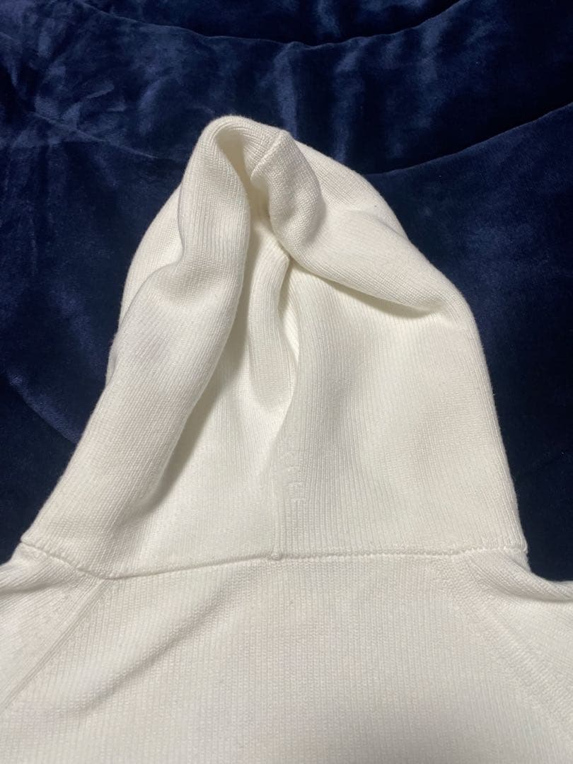 Ree　美品　Louis Vuitton ホワイト ニットパーカー　メンズ