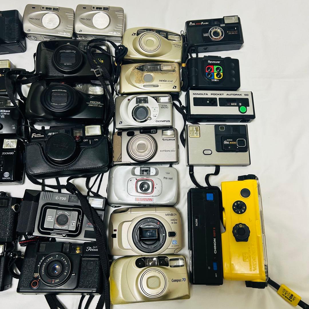 ☆フィルムカメラ 動作未確認 大量出品 まとめ売り 32台 コンパクトカメラ