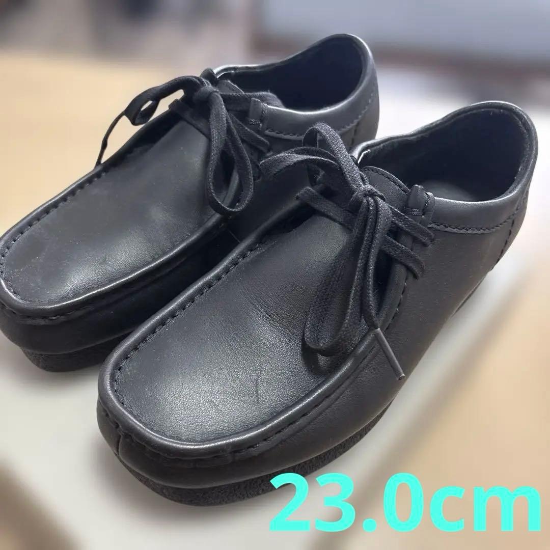 clarks ワラビー　23.0 ブラック