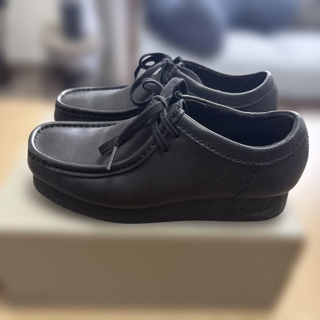 clarks ワラビー　23.0 ブラック