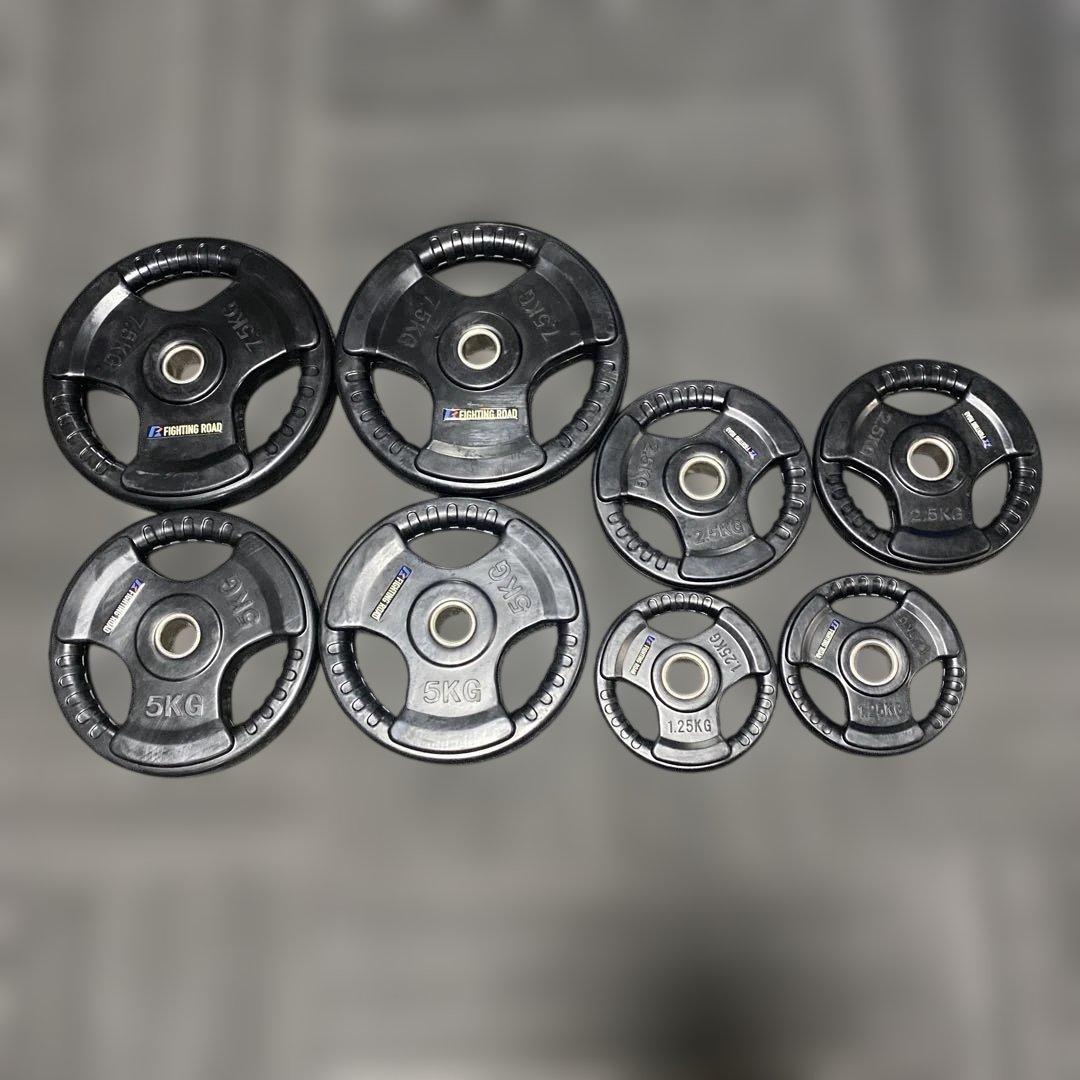 バーベルプレートセット。ファイティングロード