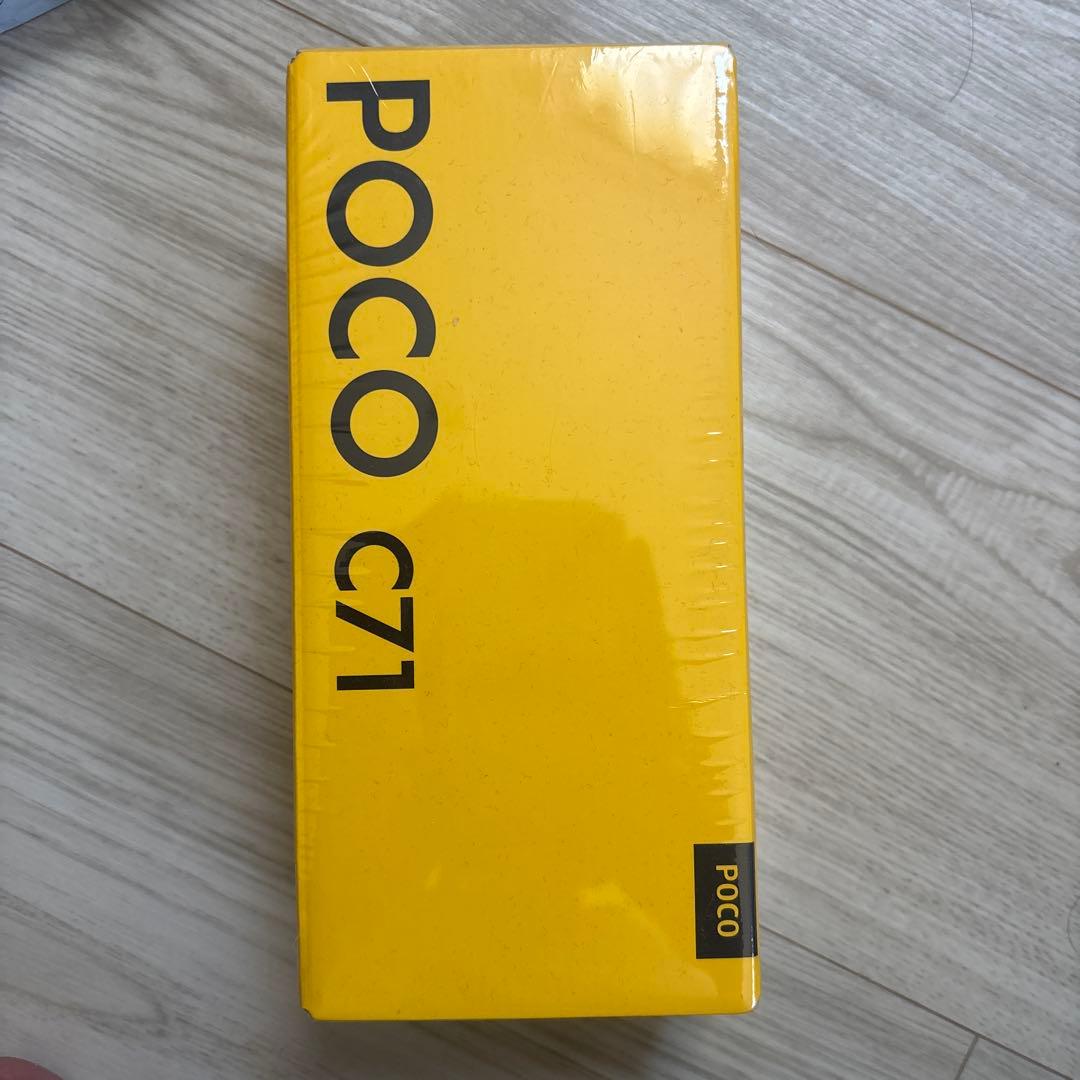POCO C71 ブラック 4GB RAM 128GB ROM
