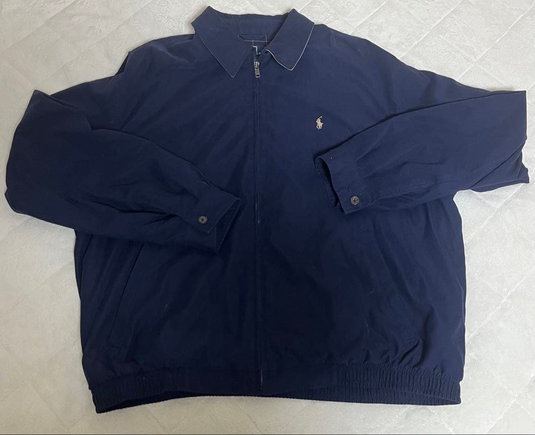 ポロラルフローレン　スイングトップ　ネイビー　XL