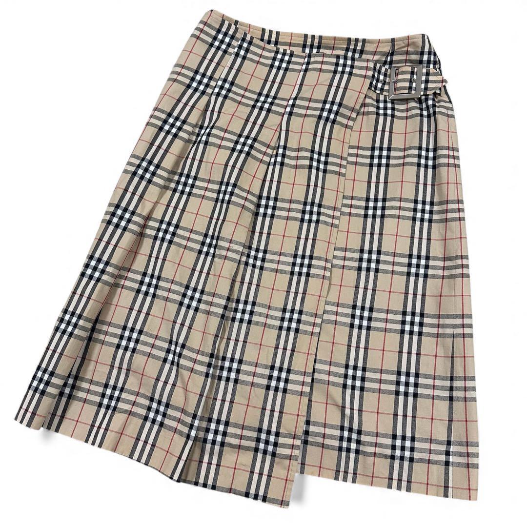 バーバリー BURBERRYS BLUE LABEL ノバチェック スカート