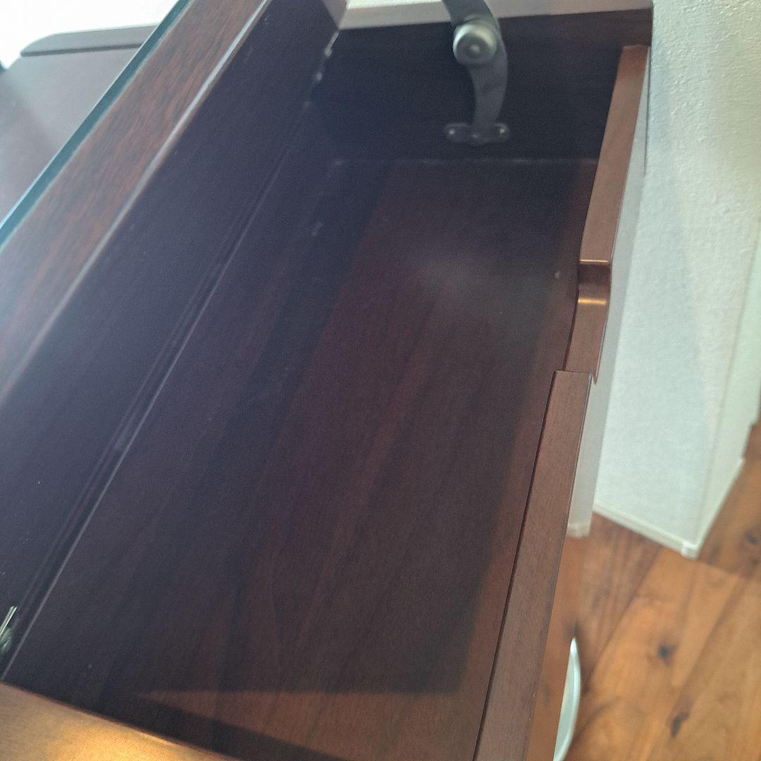 ヴィンテージ　ドレッサー　昭和レトロ　ミッドセンチュリー　スペースエイジ　茶色